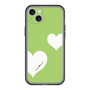 スリムプロテクションプレミアムケース［ Two Hearts - Green ］