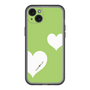 スリムプロテクションプレミアムケース［ Two Hearts - Green ］