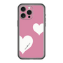 スリムプロテクションプレミアムケース［ Two Hearts - Pink ］