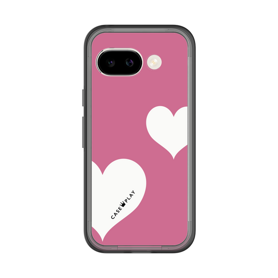 スリムプロテクションプレミアムケース［ Two Hearts - Pink ］