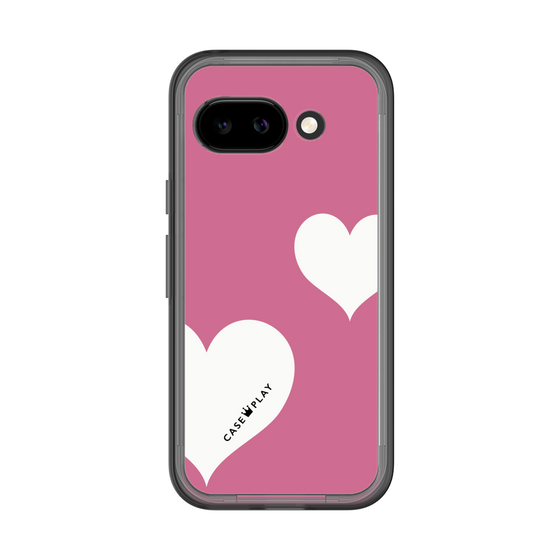スリムプロテクションプレミアムケース［ Two Hearts - Pink ］