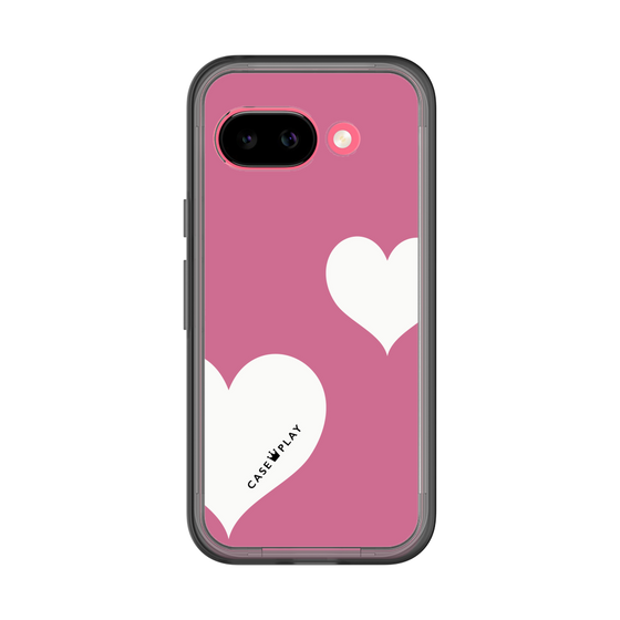 スリムプロテクションプレミアムケース［ Two Hearts - Pink ］