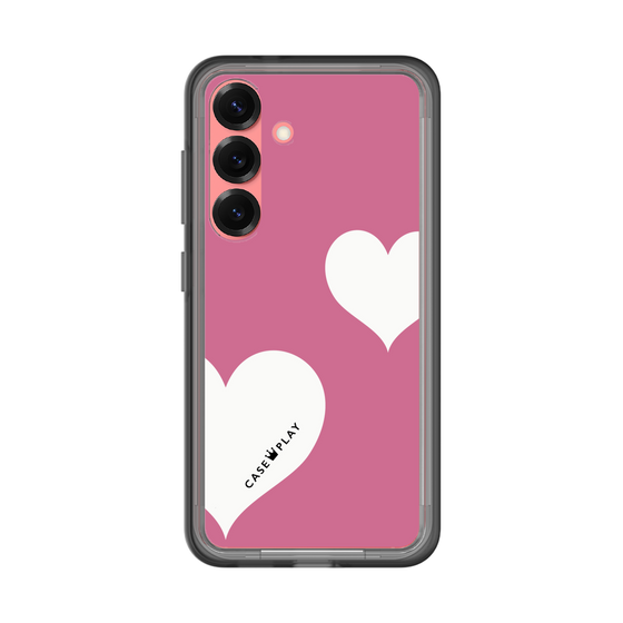 スリムプロテクションプレミアムケース［ Two Hearts - Pink ］