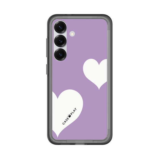 スリムプロテクションプレミアムケース［ Two Hearts - Purple ］