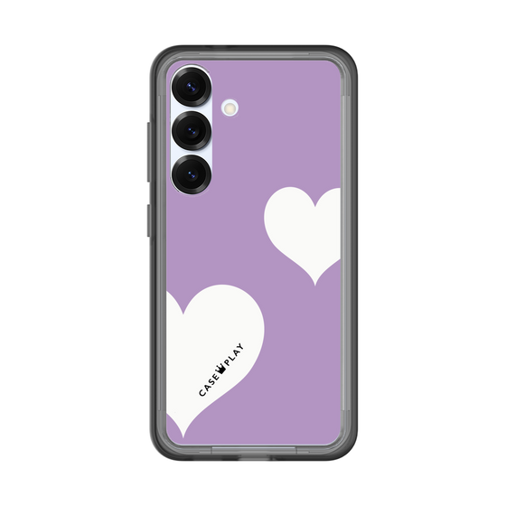 スリムプロテクションプレミアムケース［ Two Hearts - Purple ］