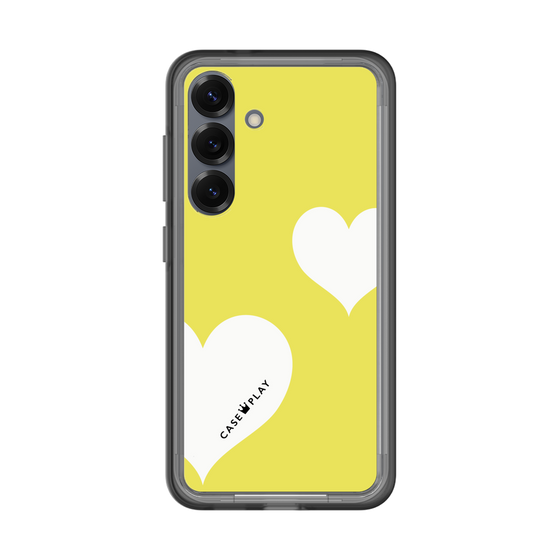 スリムプロテクションプレミアムケース［ Two Hearts - Yellow ］