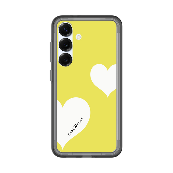 スリムプロテクションプレミアムケース［ Two Hearts - Yellow ］