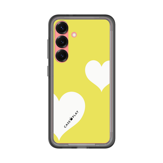 スリムプロテクションプレミアムケース［ Two Hearts - Yellow ］