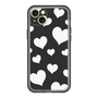 スリムプロテクションプレミアムケース［ Dot Hearts - Black ］