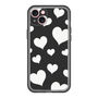 スリムプロテクションプレミアムケース［ Dot Hearts - Black ］
