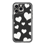 スリムプロテクションプレミアムケース［ Dot Hearts - Black ］