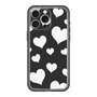 スリムプロテクションプレミアムケース［ Dot Hearts - Black ］