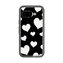 スリムプロテクションプレミアムケース［ Dot Hearts - Black ］