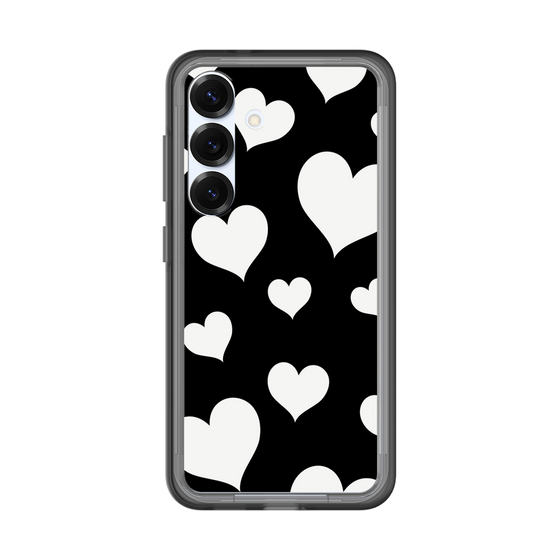 スリムプロテクションプレミアムケース［ Dot Hearts - Black ］