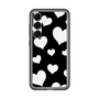 スリムプロテクションプレミアムケース［ Dot Hearts - Black ］