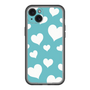 スリムプロテクションプレミアムケース［ Dot Hearts - Blue ］