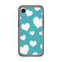 スリムプロテクションプレミアムケース［ Dot Hearts - Blue ］
