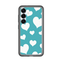 スリムプロテクションプレミアムケース［ Dot Hearts - Blue ］