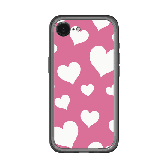 スリムプロテクションプレミアムケース［ Dot Hearts - Pink ］