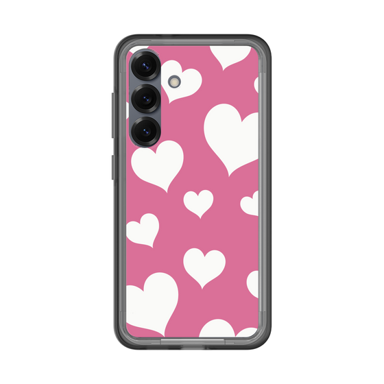 スリムプロテクションプレミアムケース［ Dot Hearts - Pink ］