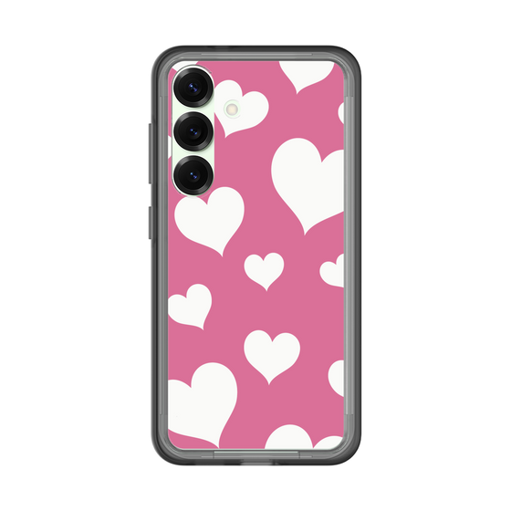 スリムプロテクションプレミアムケース［ Dot Hearts - Pink ］