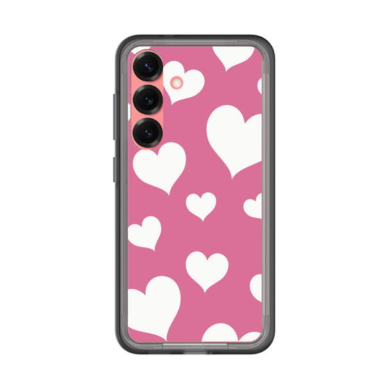スリムプロテクションプレミアムケース［ Dot Hearts - Pink ］