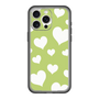 スリムプロテクションプレミアムケース［ Dot Hearts - Green ］