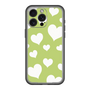 スリムプロテクションプレミアムケース［ Dot Hearts - Green ］
