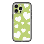 スリムプロテクションプレミアムケース［ Dot Hearts - Green ］