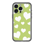 スリムプロテクションプレミアムケース［ Dot Hearts - Green ］