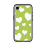 スリムプロテクションプレミアムケース［ Dot Hearts - Green ］