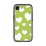 スリムプロテクションプレミアムケース［ Dot Hearts - Green ］