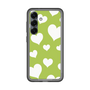 スリムプロテクションプレミアムケース［ Dot Hearts - Green ］