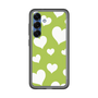 スリムプロテクションプレミアムケース［ Dot Hearts - Green ］