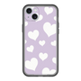 スリムプロテクションプレミアムケース［ Dot Hearts - Purple ］