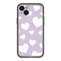 スリムプロテクションプレミアムケース［ Dot Hearts - Purple ］