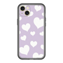 スリムプロテクションプレミアムケース［ Dot Hearts - Purple ］