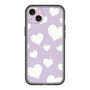 スリムプロテクションプレミアムケース［ Dot Hearts - Purple ］