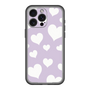スリムプロテクションプレミアムケース［ Dot Hearts - Purple ］