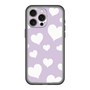 スリムプロテクションプレミアムケース［ Dot Hearts - Purple ］