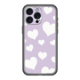 スリムプロテクションプレミアムケース［ Dot Hearts - Purple ］