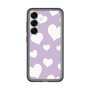 スリムプロテクションプレミアムケース［ Dot Hearts - Purple ］