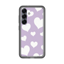 スリムプロテクションプレミアムケース［ Dot Hearts - Purple ］