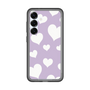 スリムプロテクションプレミアムケース［ Dot Hearts - Purple ］