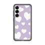 スリムプロテクションプレミアムケース［ Dot Hearts - Purple ］