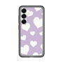 スリムプロテクションプレミアムケース［ Dot Hearts - Purple ］