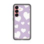 スリムプロテクションプレミアムケース［ Dot Hearts - Purple ］