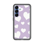 スリムプロテクションプレミアムケース［ Dot Hearts - Purple ］