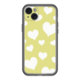 スリムプロテクションプレミアムケース［ Dot Hearts - Yellow ］