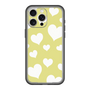 スリムプロテクションプレミアムケース［ Dot Hearts - Yellow ］